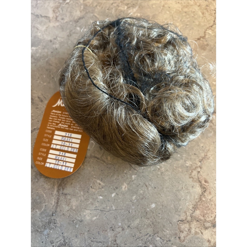Monique Collection Doll Wig Size 10-11 MABEL Light Gold Brown #216